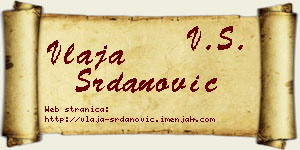 Vlaja Srdanović vizit kartica